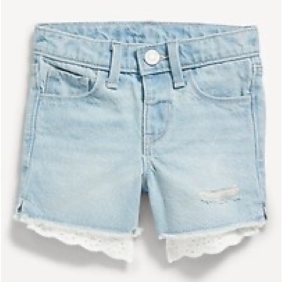 Old Navy Light Blue Denim Kids Shorts - Picture 1 of 3